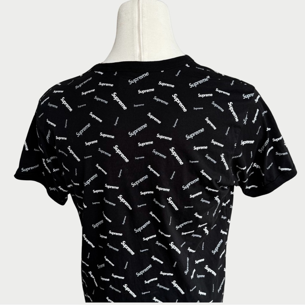 Supreme Black Logo T-Shirt - Picture 2 of 9